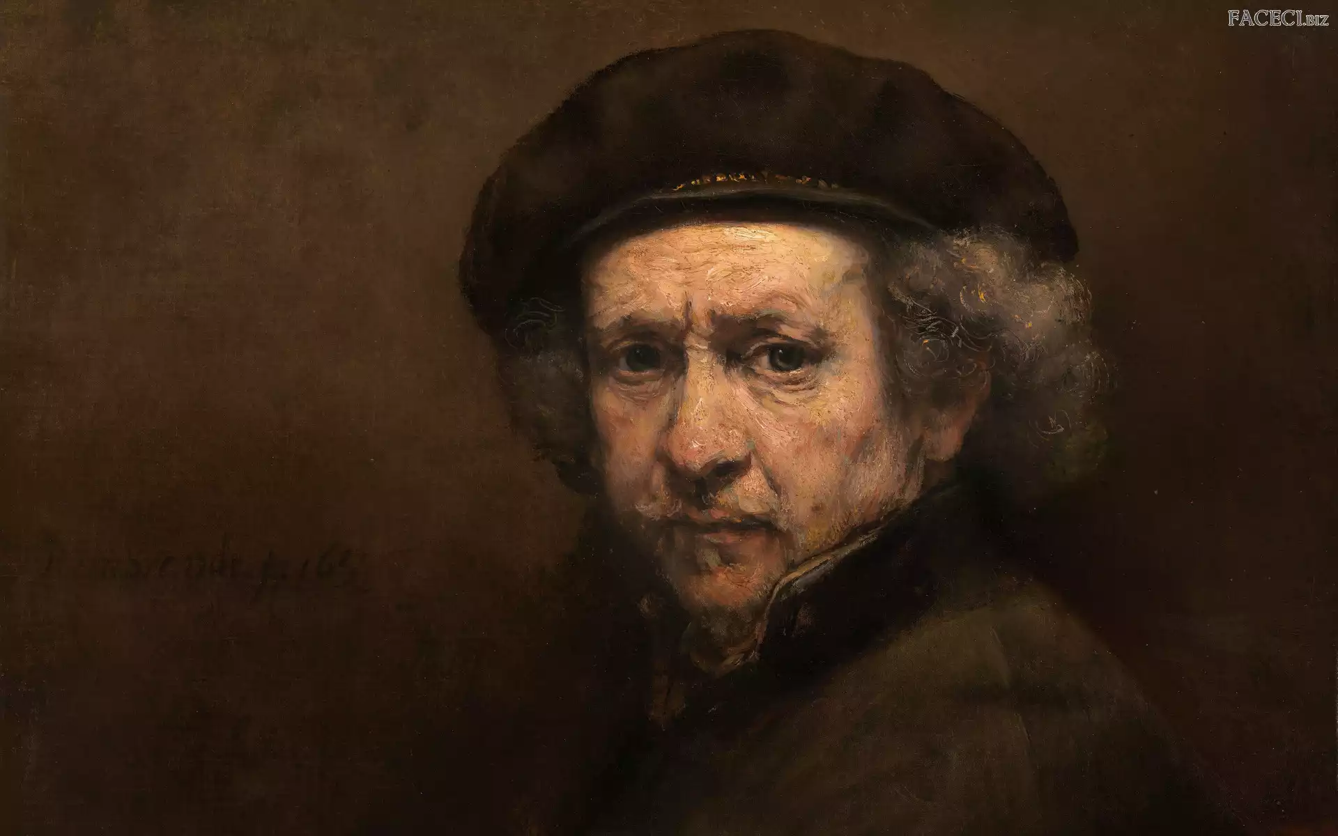 Autoportret, Malarstwo, Rembrandt Harmenszoon van Rijn