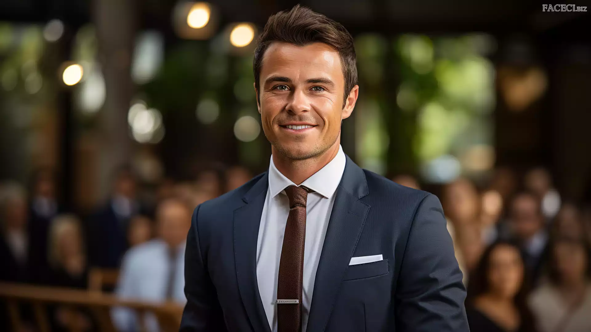 Garnitur, Mężczyzna, Uśmiech